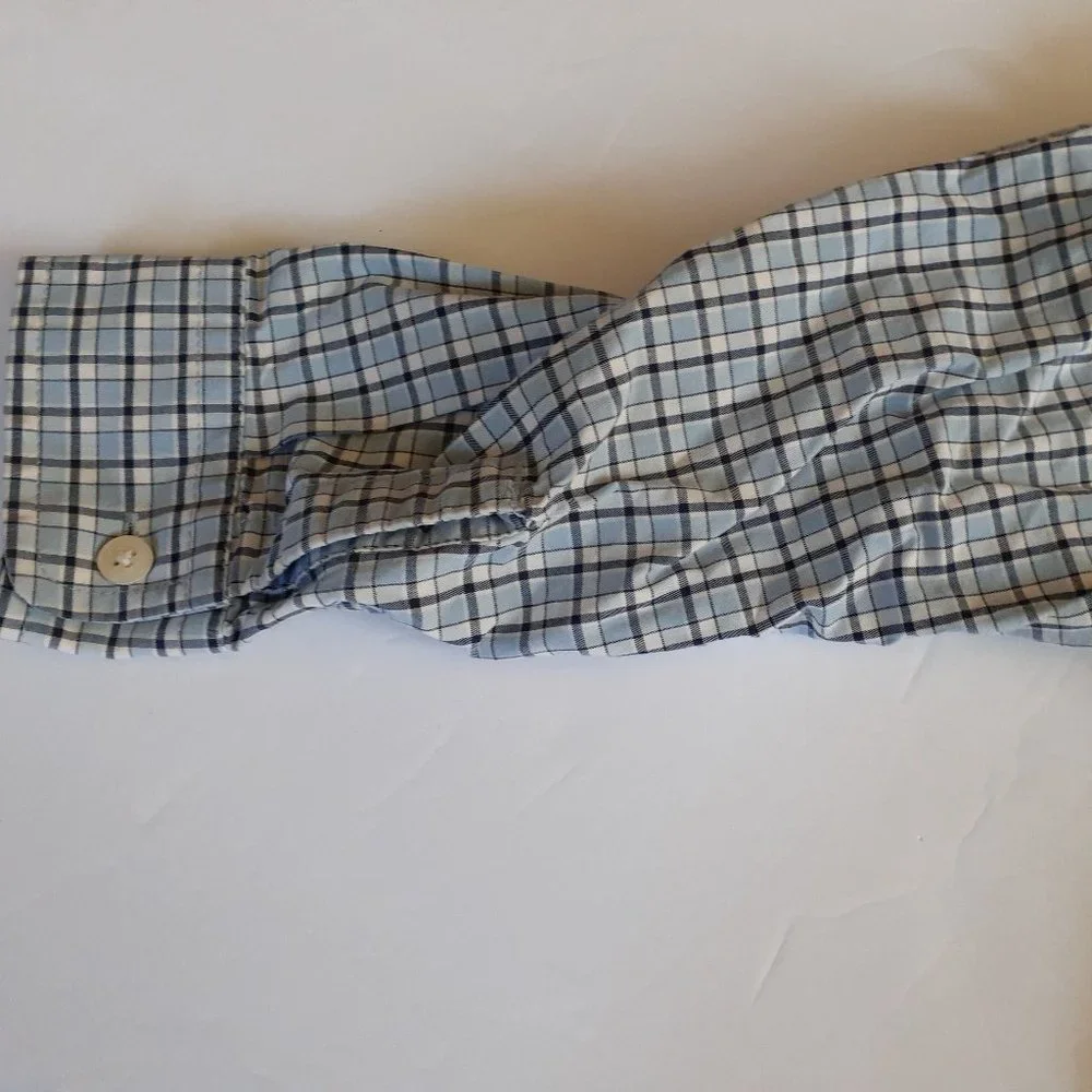 Oshkosh Boys Shirt Button Down Blue Long Sleeve Size 7